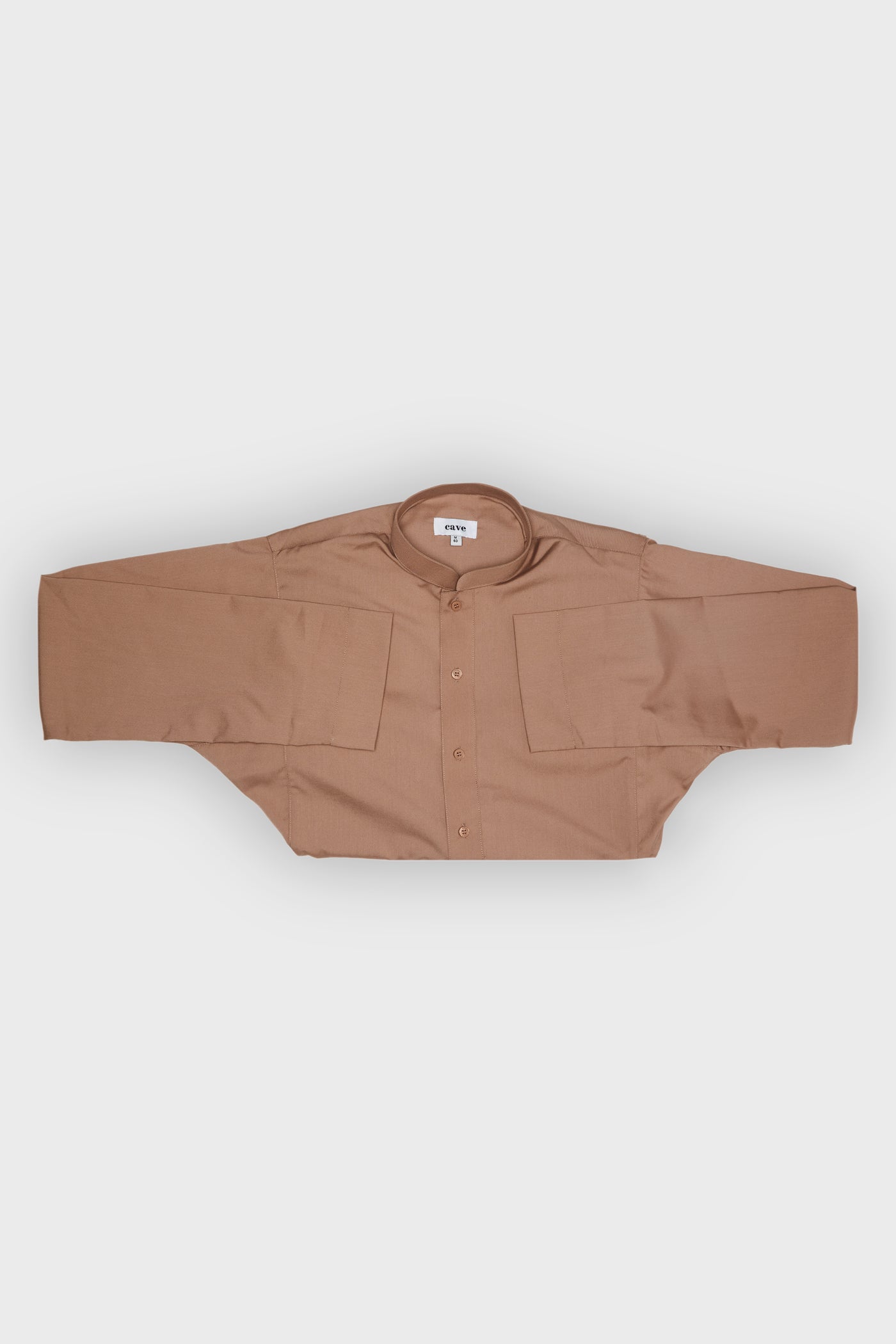 Caramel Brown Classic Collar Thobe