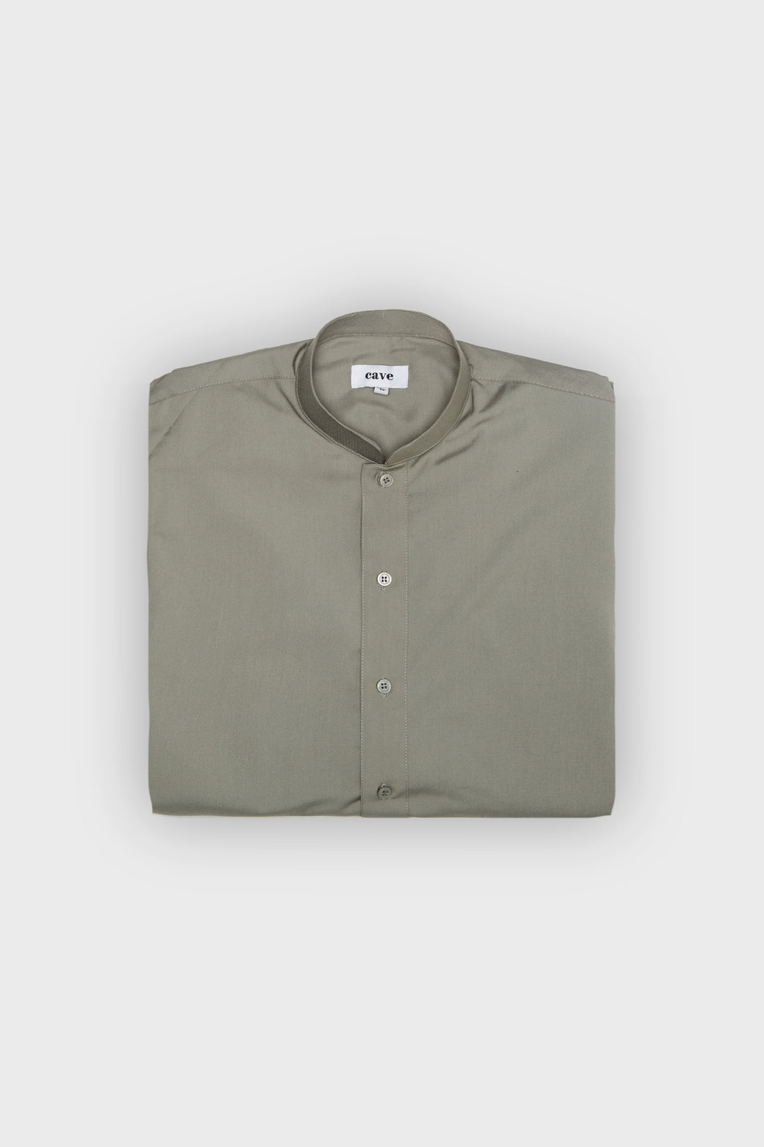 Shadow Khaki Classic Collar Thobe