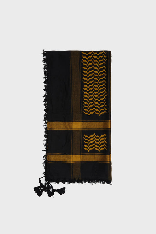 Black & Orange Keffiyeh Scarf