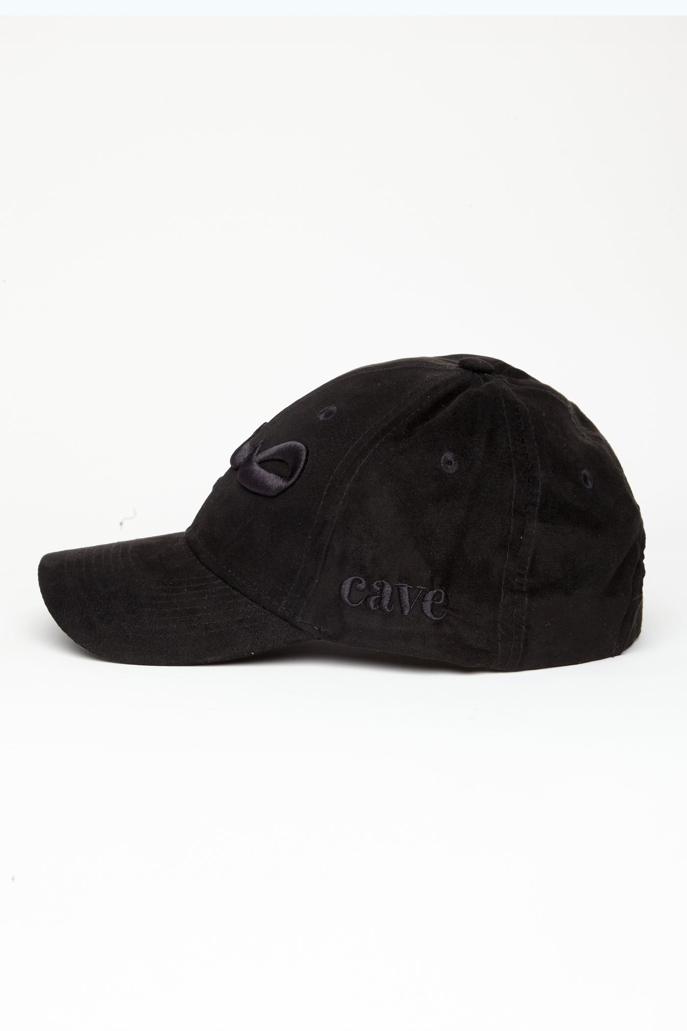 Black Suede Patience Arabic Cap