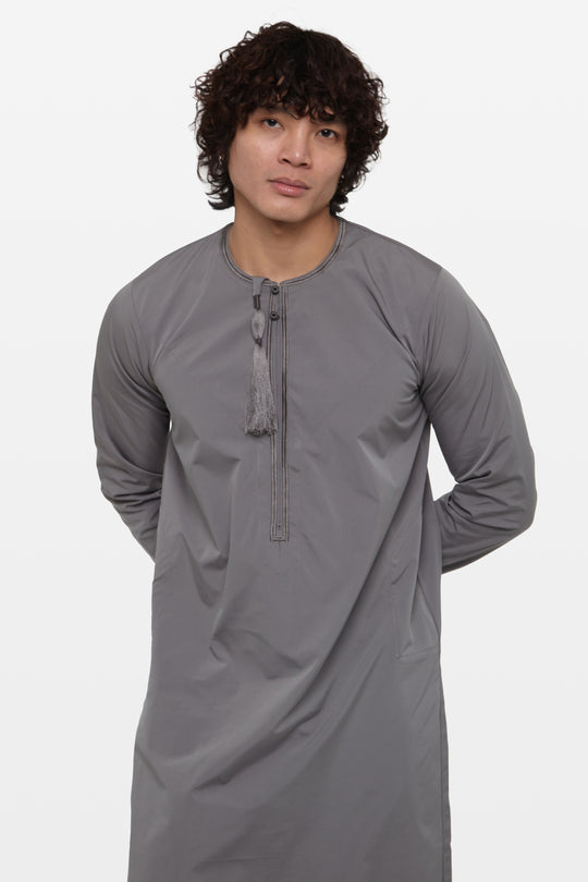 Charcoal Omani Thobe