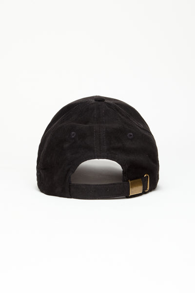 Black Suede Peace Arabic Cap