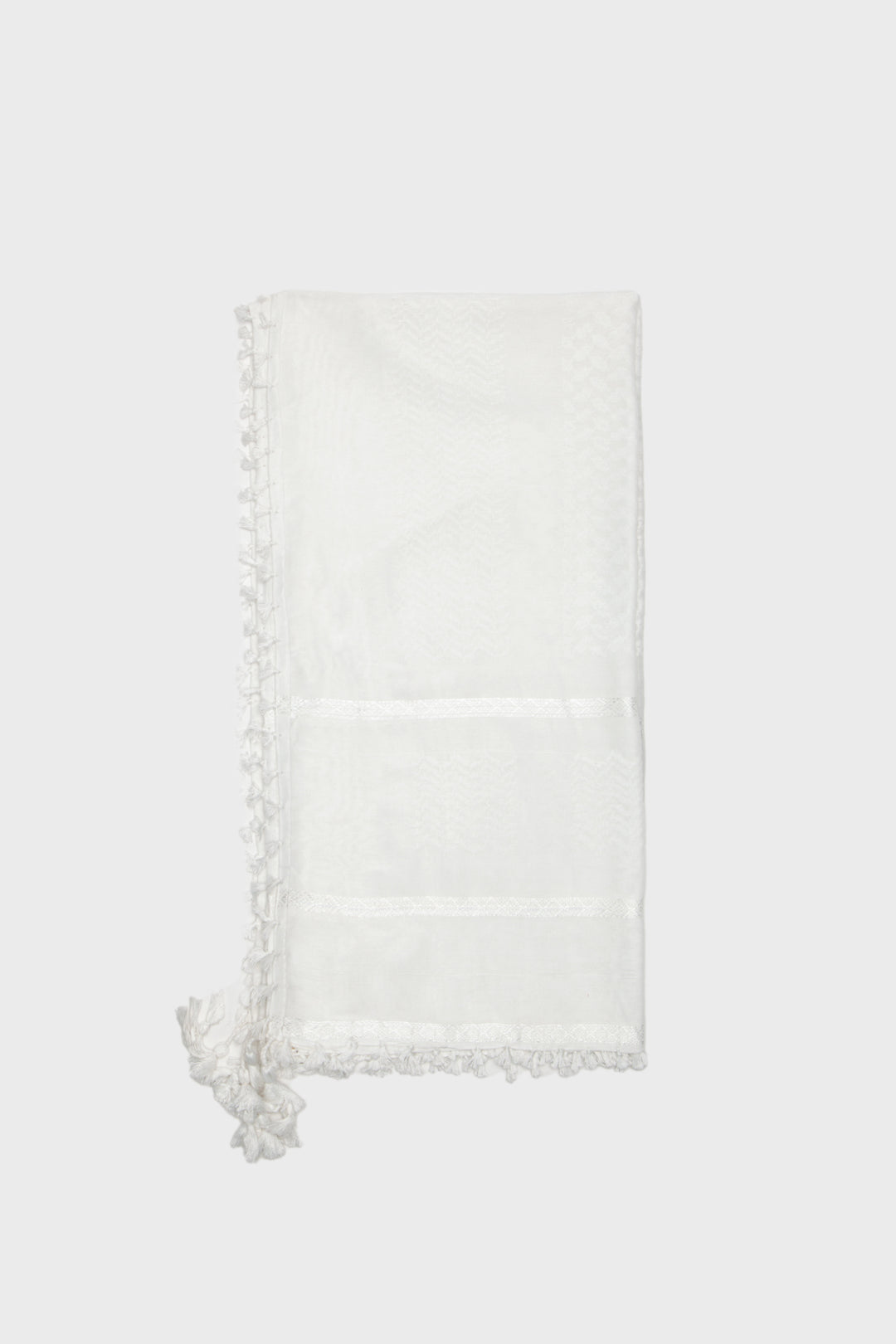 White Keffiyeh Scarf