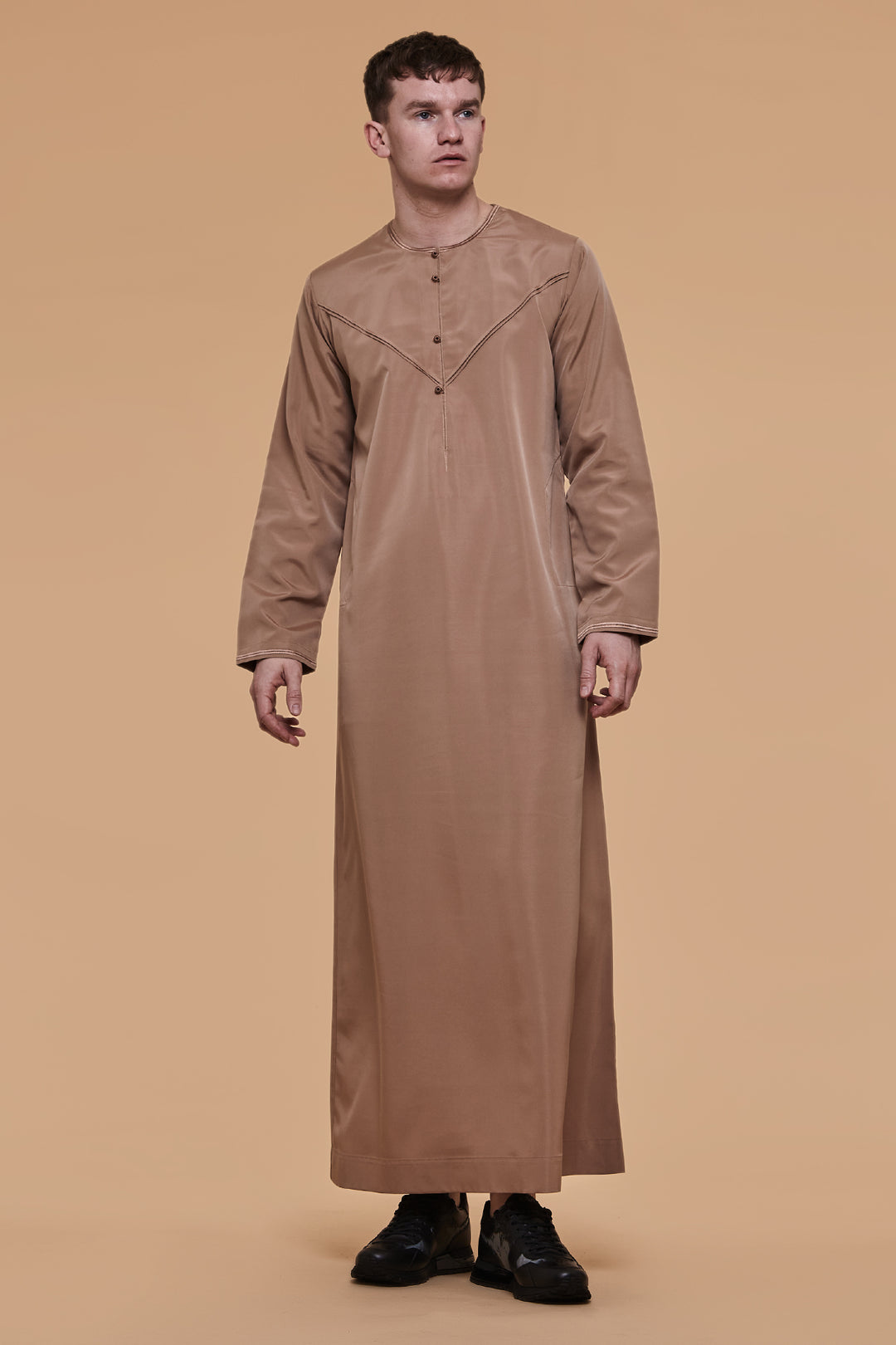 Caramel Brown Omani Thobe