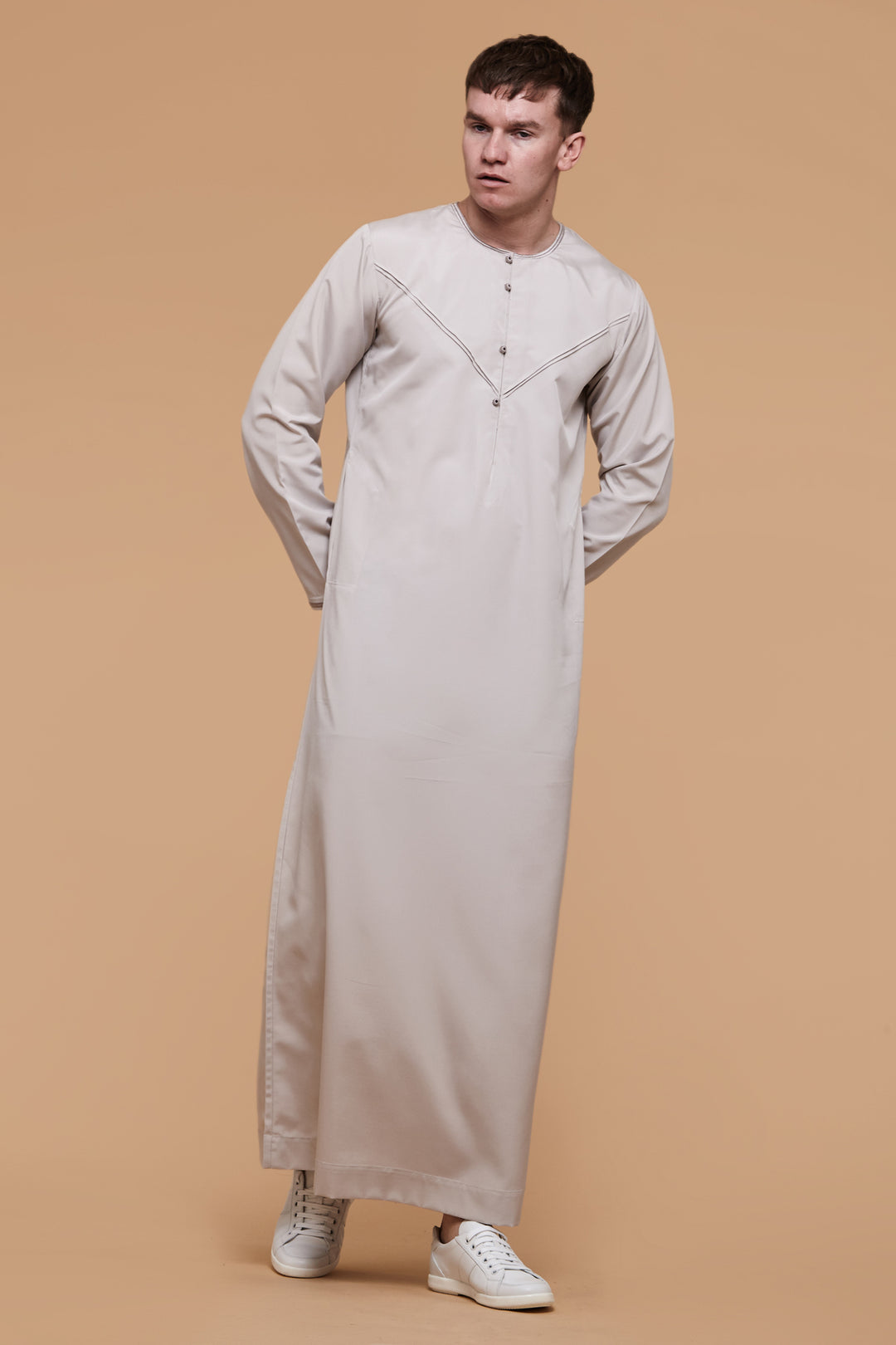 Wind Grey Omani Thobe