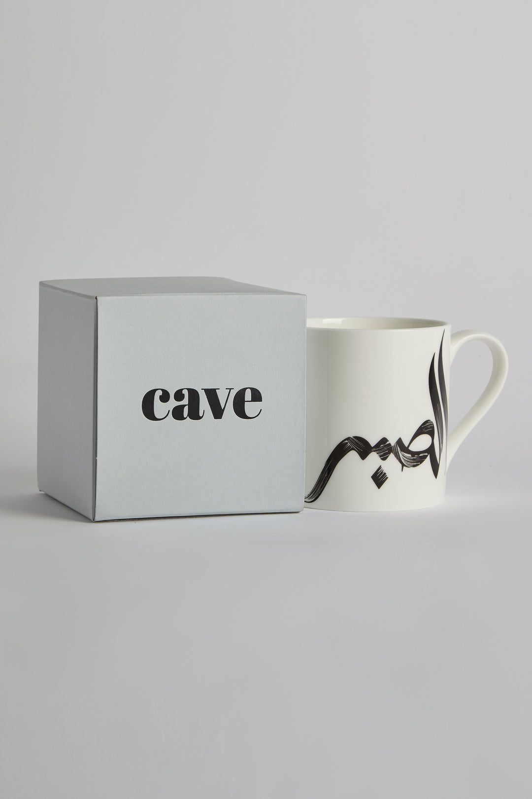 Patience Calligraphy Bone China Mug