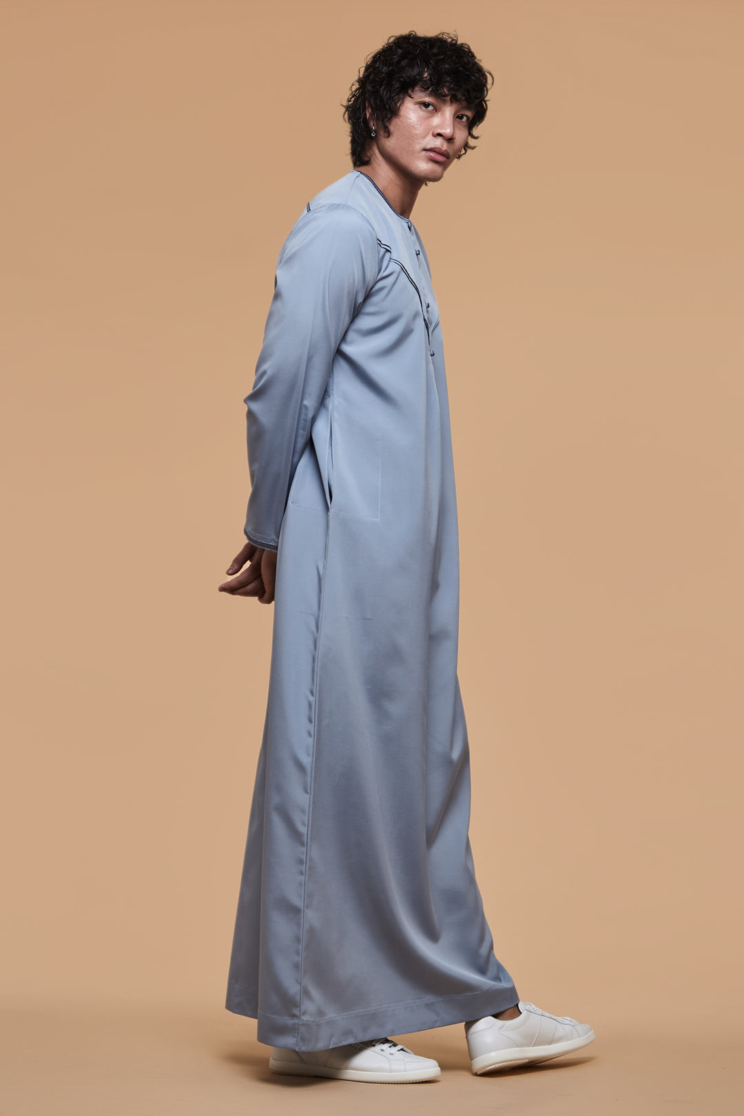 Dusty Blue Omani Thobe