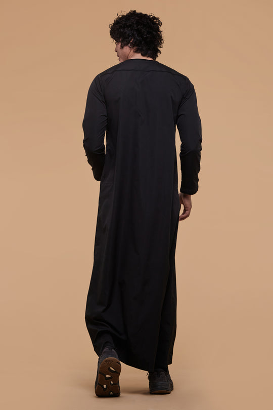 Triple Black Omani Thobe