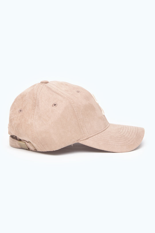 Beige Suede Arabic Cap