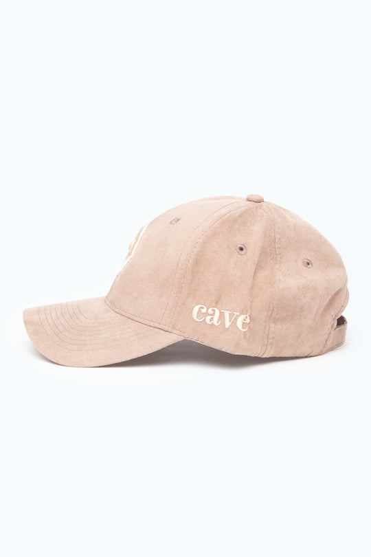 Beige Suede Arabic Cap