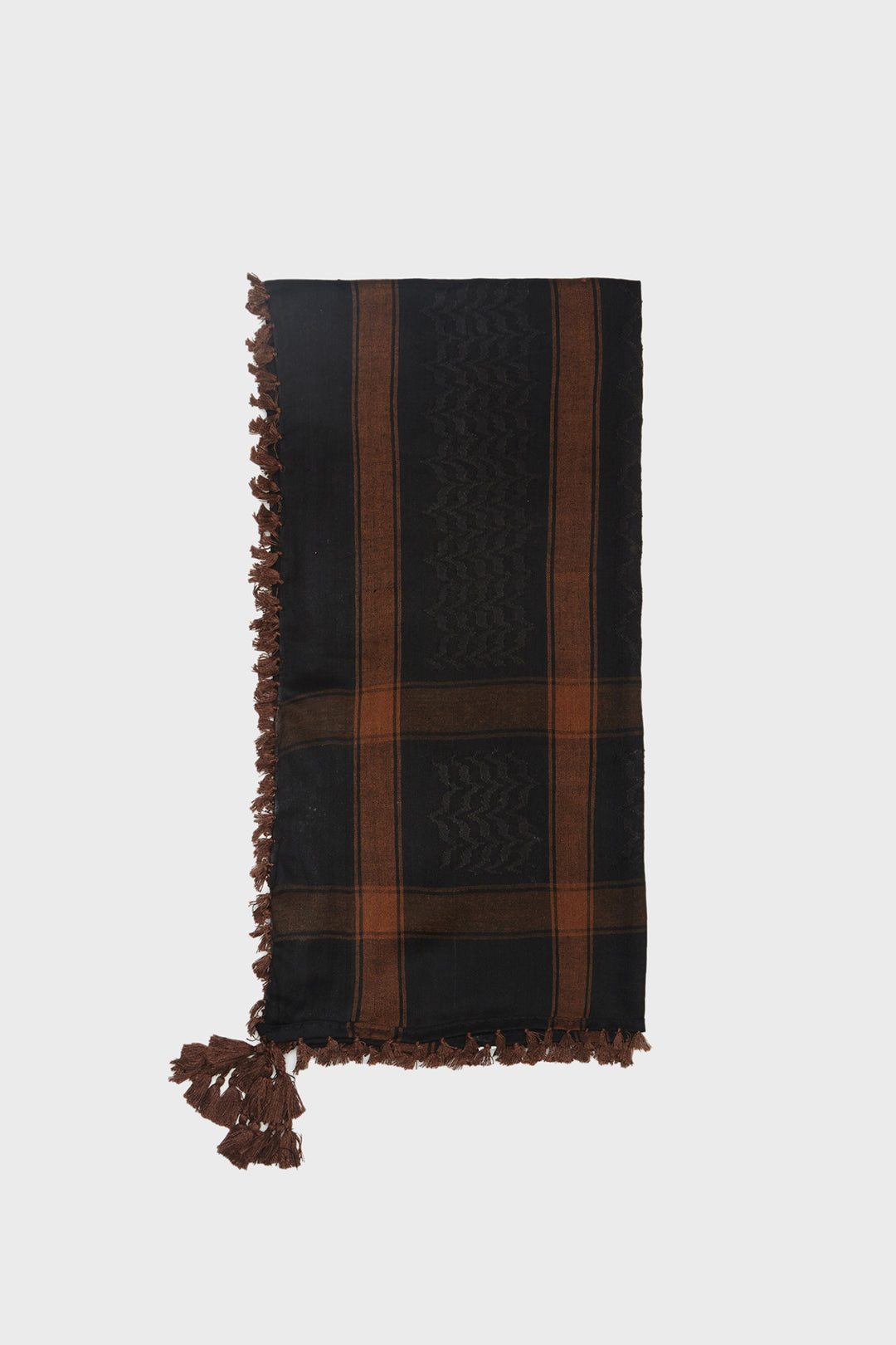 Black & Brown Keffiyeh Scarf