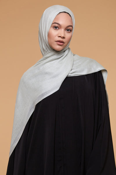 Foggy Grey Lenzing Modal Hijab