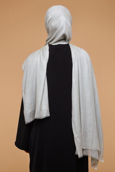 Foggy Grey Lenzing Modal Hijab