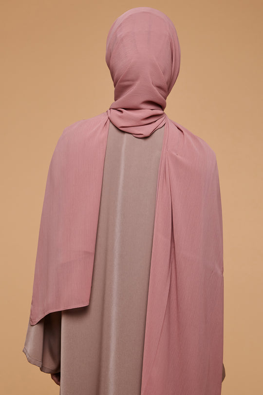 Ash Rose Crinkle Soft Crepe Hijab