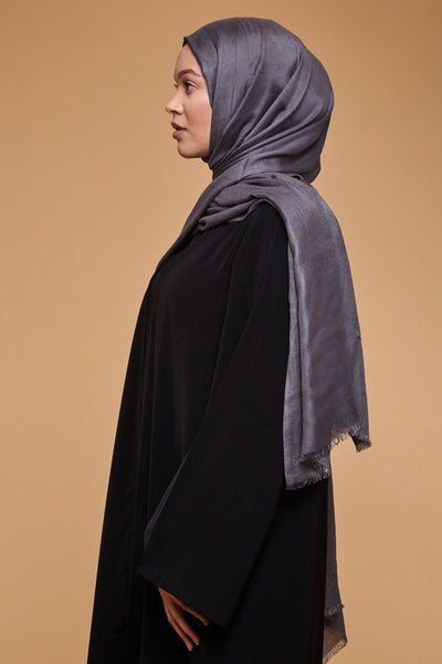 Shadow Charcoal Lenzing Modal Hijab