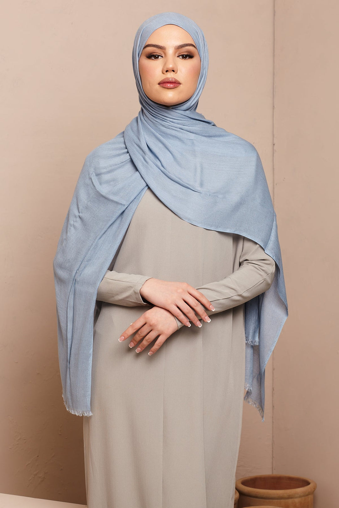 Airy Blue Lenzing Modal Hijab - CAVE