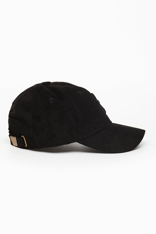 Black Suede Arabic Cap - CAVE