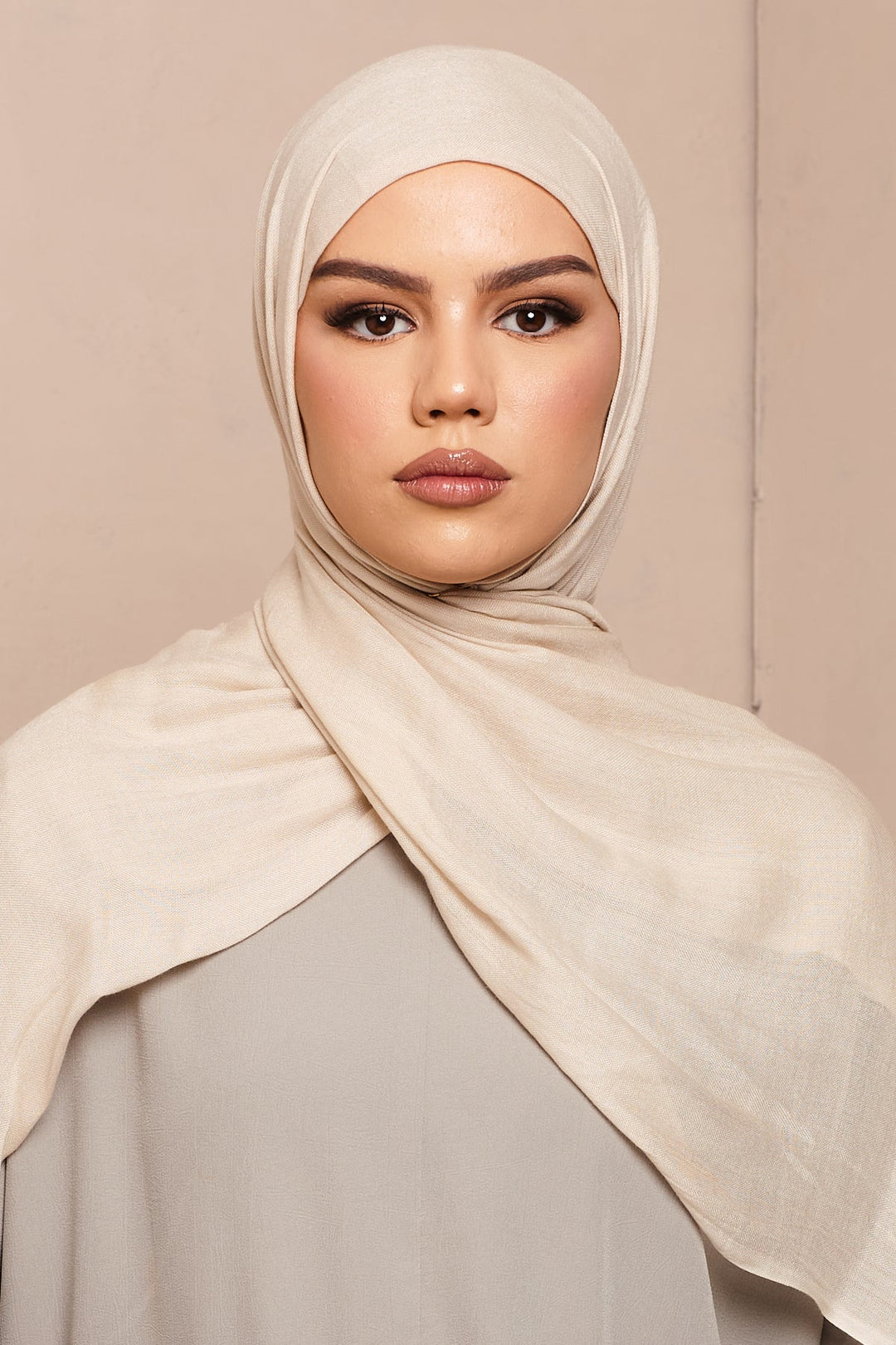 Bone White Lenzing Modal Hijab - CAVE