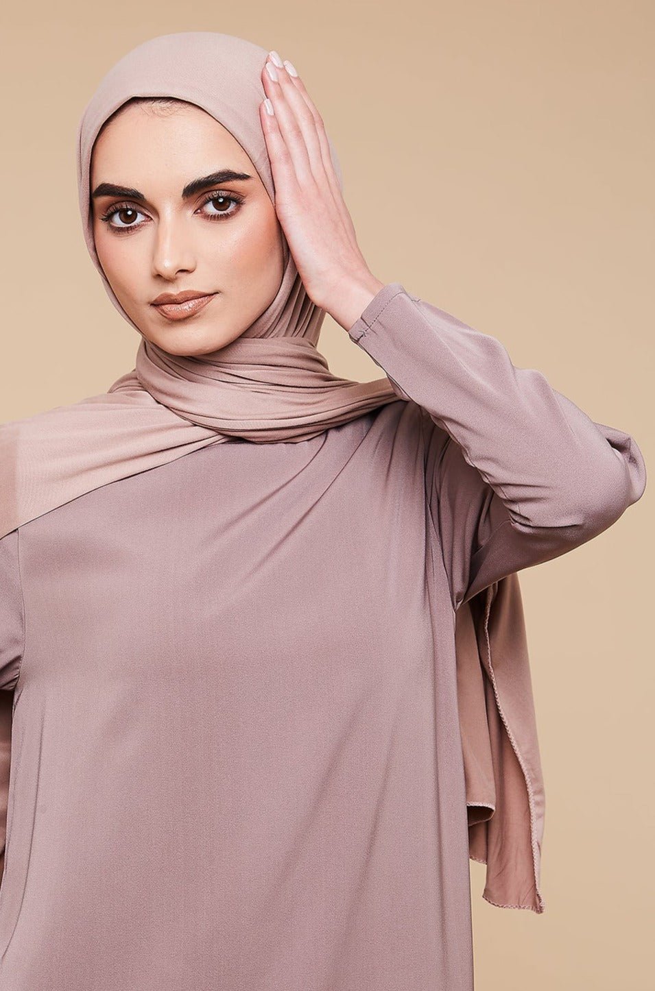 Mocha Soft Jersey Hijab - CAVE