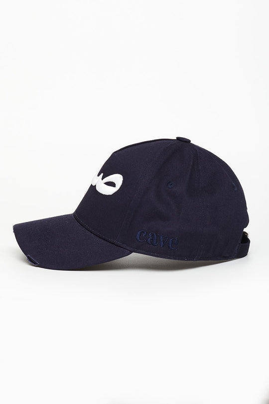 Navy & White Patience Arabic Cap - CAVE