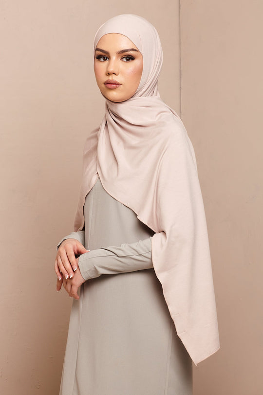 Rose Bamboo Jersey Hijab - CAVE