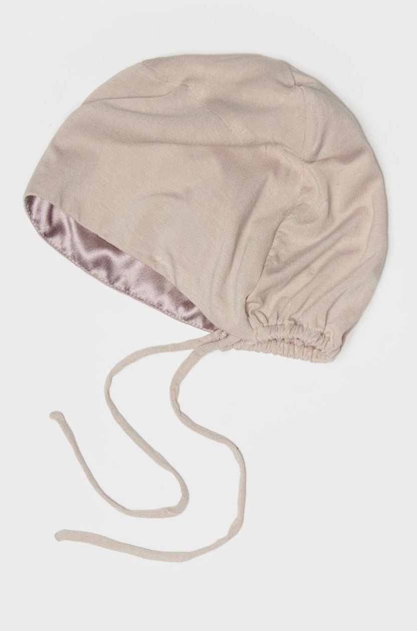 Satin-Blend Rose Bamboo Jersey Hijab Cap - CAVE